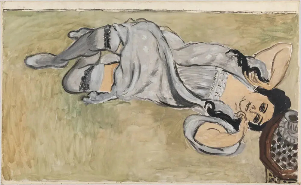 Lorette à la tasse de café - Henri Matisse image 1 copie peinte à la main à l’huile