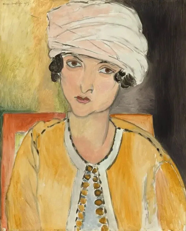 Lorette avec turban, veste jaune - Henri Matisse