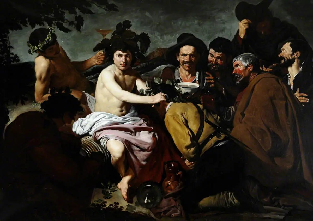Los borrachos (Le Triomphe de Bacchus) - Diego Velázquez image 1 reproduction d’œuvre d’art à l’huile