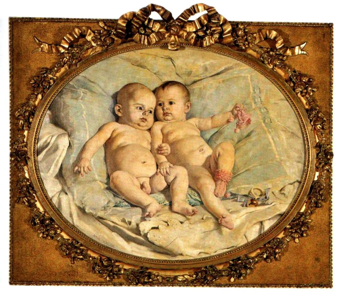 Los Morochos. - Arturo Michelena image 1 reproduction artisanale de tableau