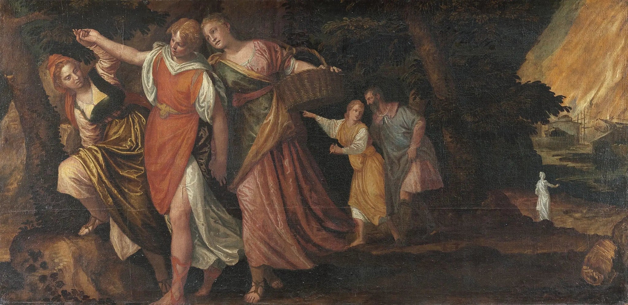 Lot fuit Sodome - Paul Véronèse image 1 reproduction artisanale de tableau