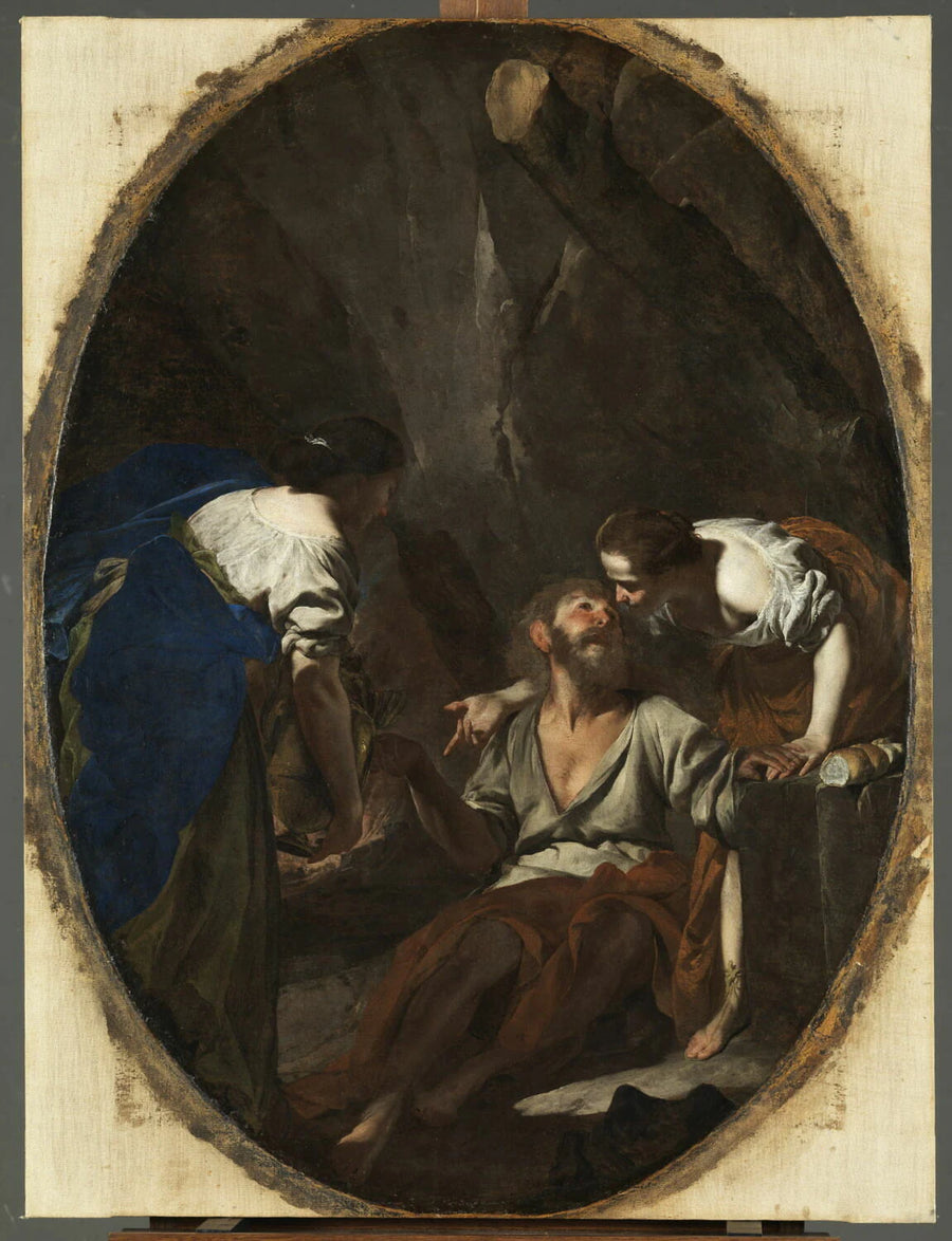 Loth et ses filles - Bernardo Cavallino
