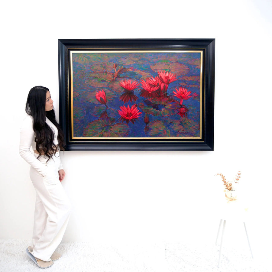 Lotus Rose | 80 x 120 cm