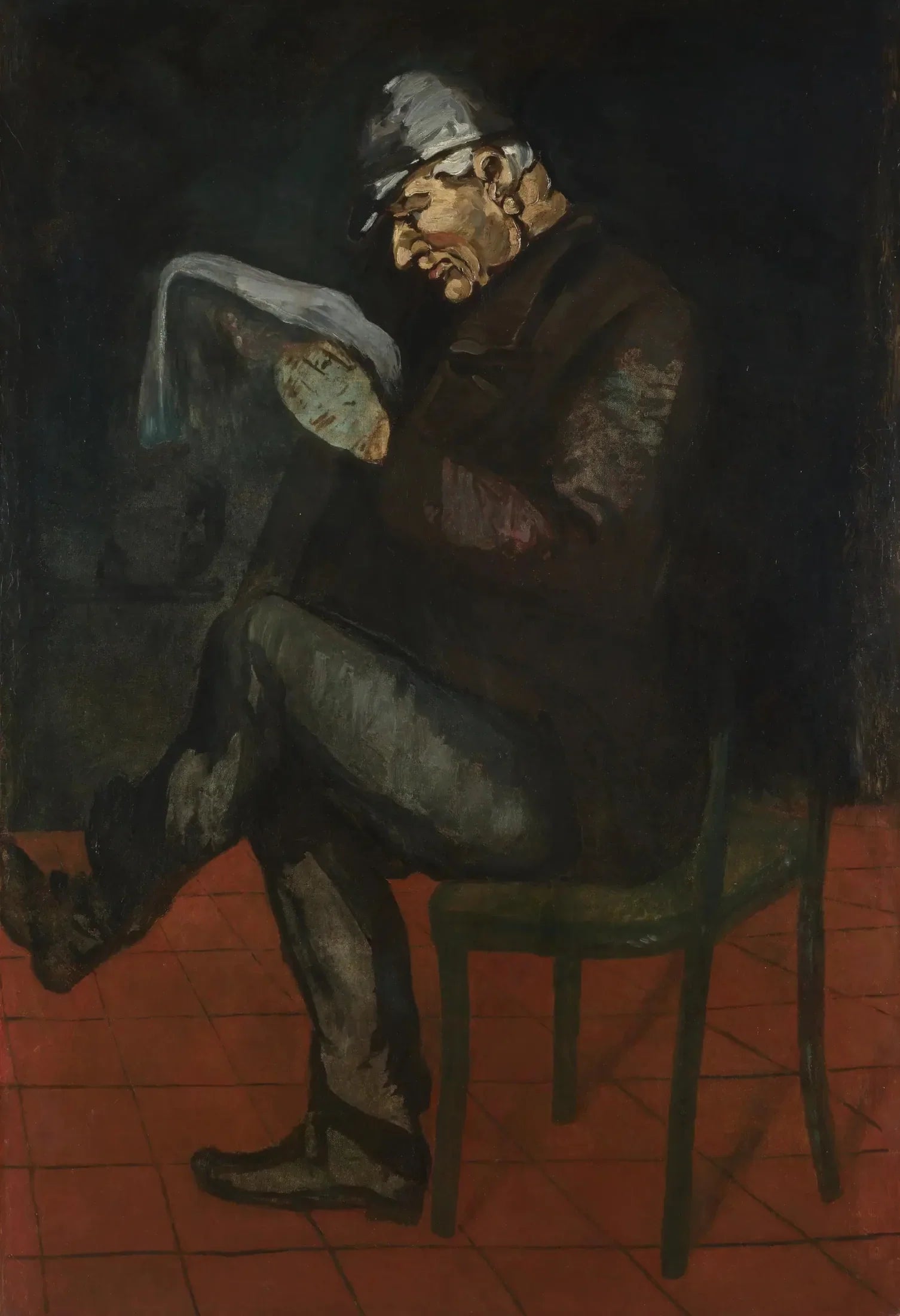Louis-Auguste Cézanne, père de l'artiste - Paul Cézanne image 1 reproduction de peinture à l’huile
