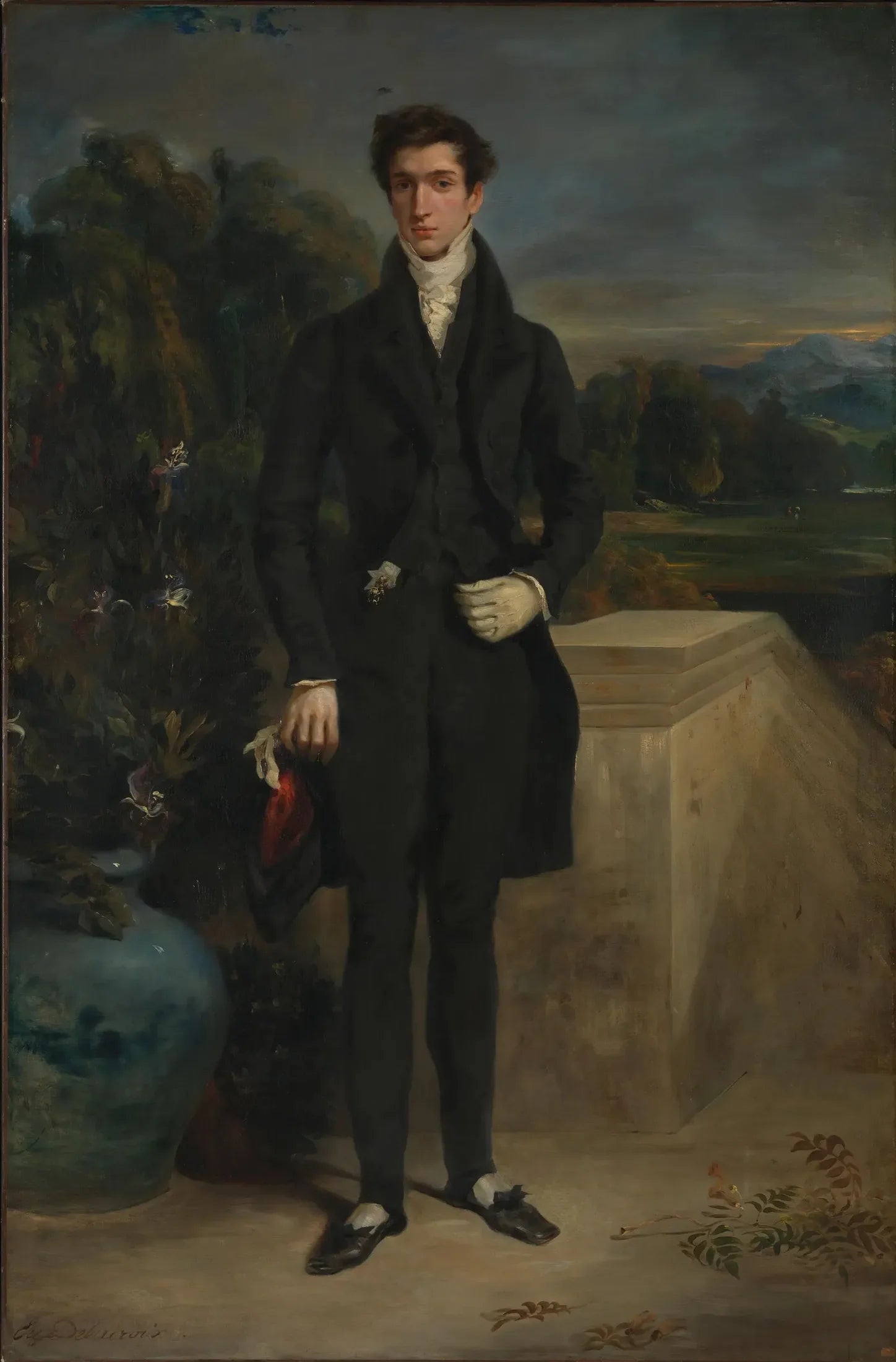 Louis-Auguste Schwiter - Eugène Delacroix image 1 copie de tableau peinte à la main