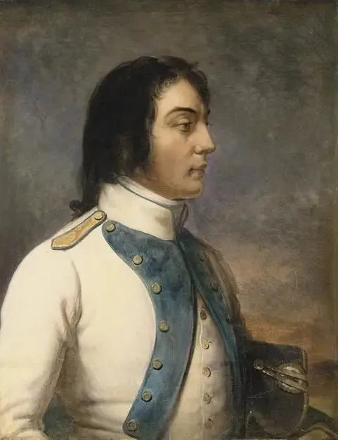 Louis-Charles-Antoine Des Aix de Veygoux, dit Desaix, capitaine au 46e régiment d'infanterie de ligne en 1792 - Charles de Steuben