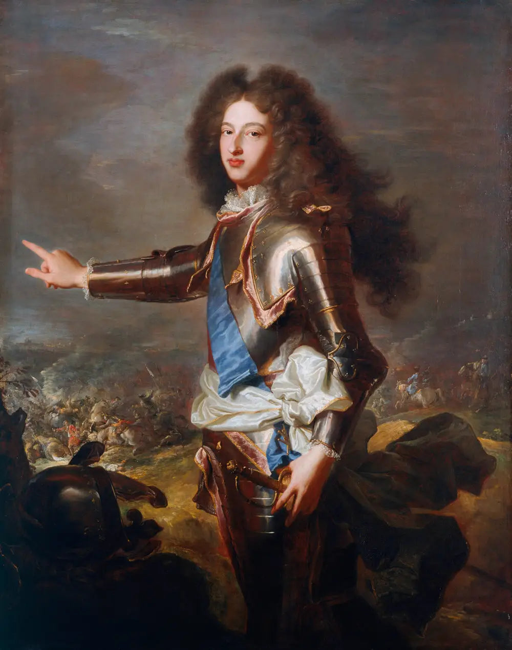Louis, duc de Bourgogne - Hyacinthe Rigaud image 1 tableau peint à l’huile sur toile