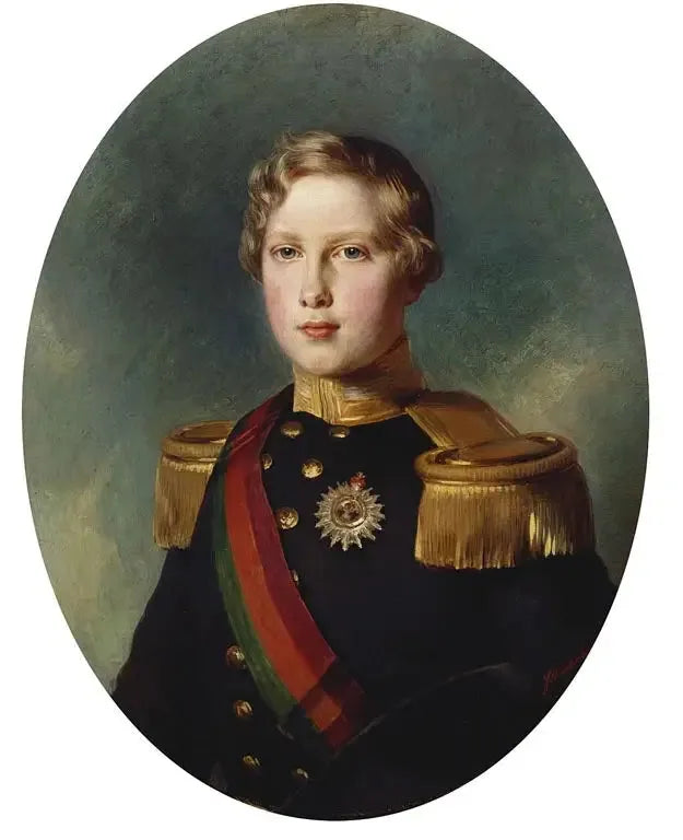 Louis, duc de Porto, plus tard Louis Ier, roi du Portugal (1838-1889) - Franz Xaver Winterhalter image 1 copie de tableau peinte à la main
