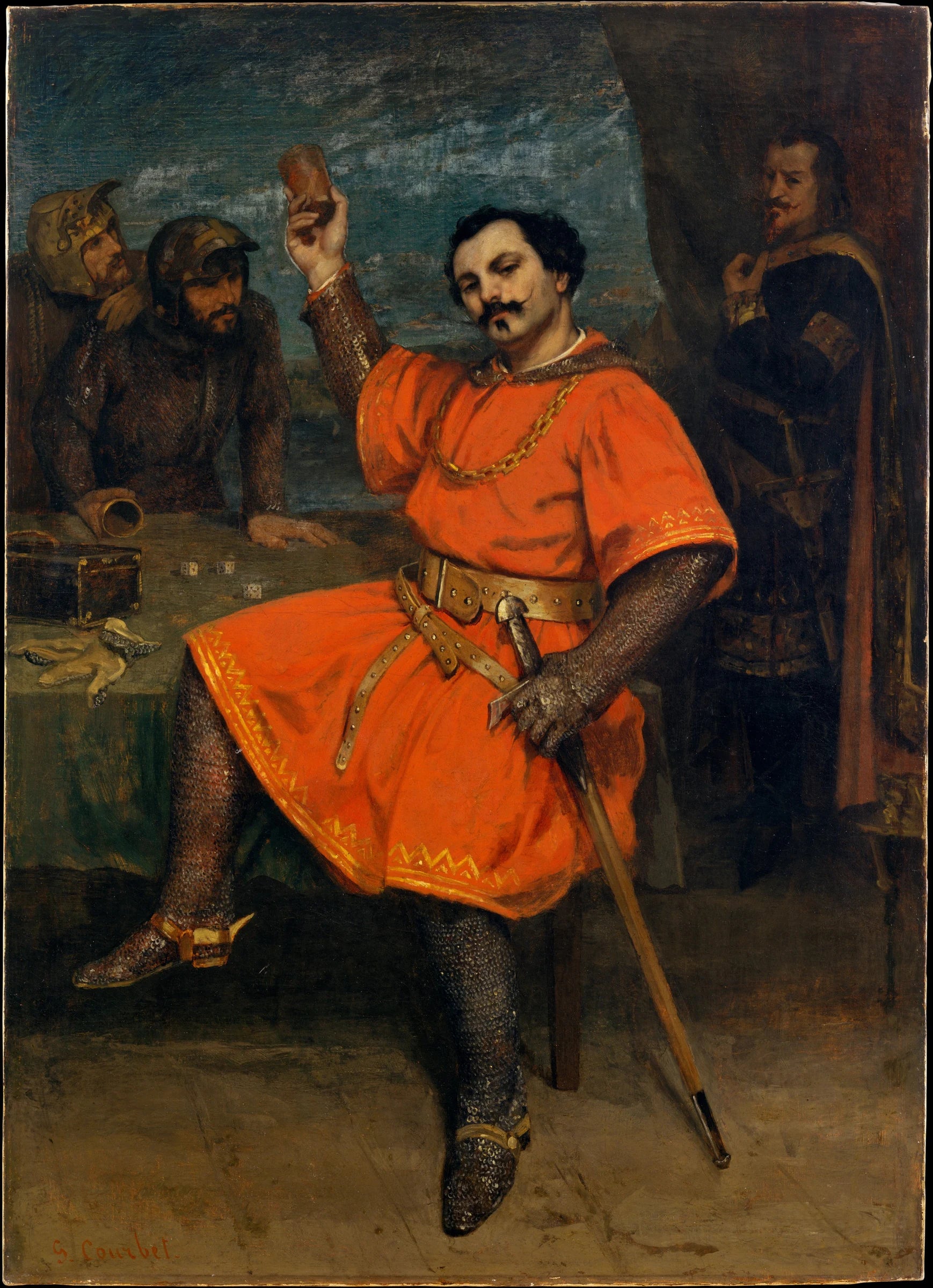 Louis Gueymard (1822–1880) en Robert le Diable - Gustave Courbet