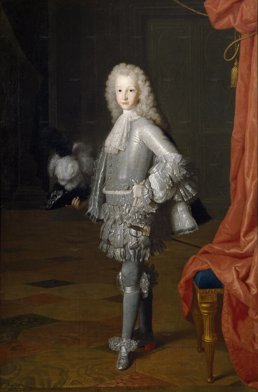 Louis Ier, prince des Asturies - Michel-Ange Houasse