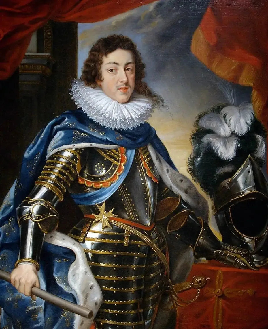 Louis XIII (1601-1643), roi de France - Peter Paul Rubens image 1 copie peinte à la main à l’huile