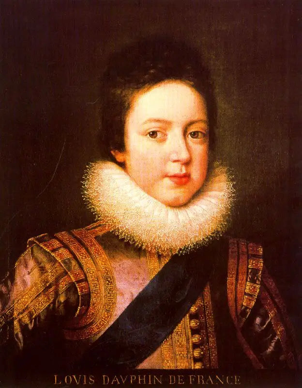Louis XIII en Dauphin - Frans Pourbus the Younger image 1 copie peinte à la main à l’huile