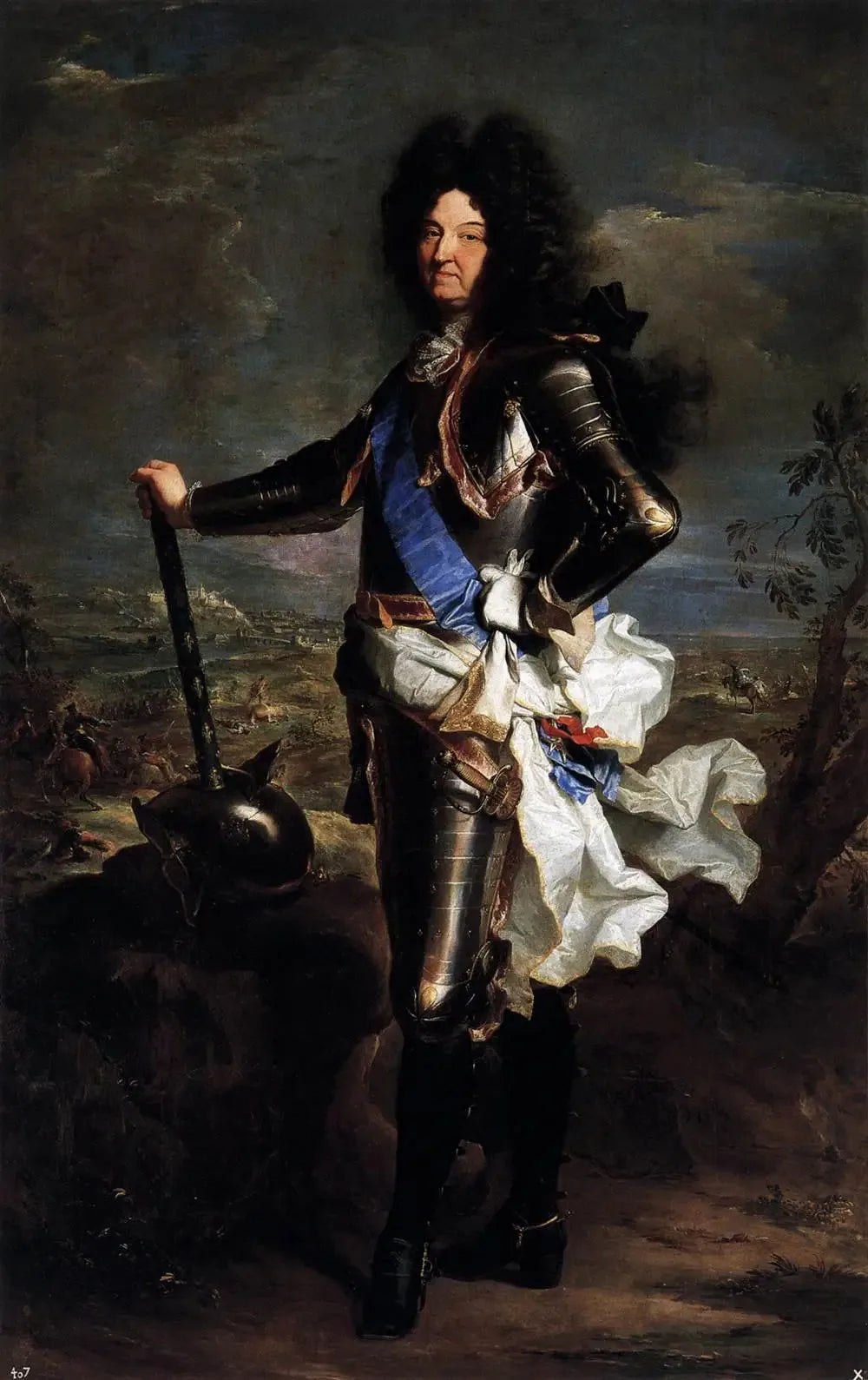 Louis XIV - Hyacinthe Rigaud image 1 copie de tableau peinte à la main