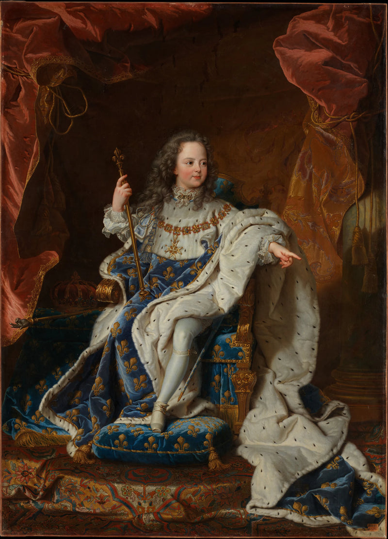 Louis XV (1710-1774) enfant - Hyacinthe Rigaud