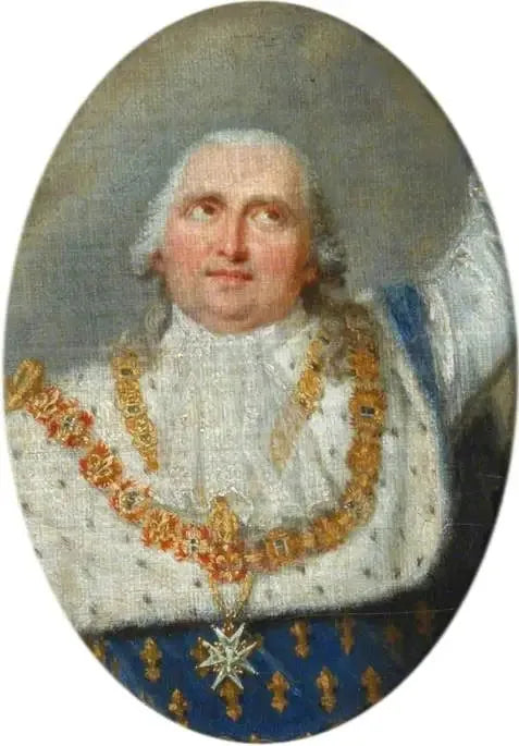 Louis XVIII (1755-1824), recevant la couronne d'Henri IV - François Gérard image 2 copie peinte à la main à l’huile