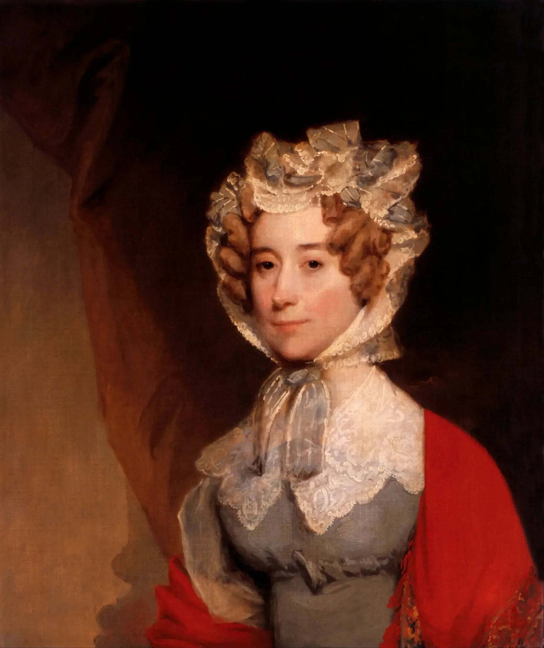 Louisa Catherine Johnson Adams (Mme John Quincy Adams) - Gilbert Stuart image 1 reproduction artisanale de tableau