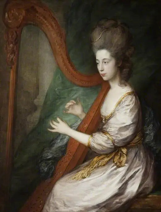 Louisa, Lady Clarges (1760–1809) - Thomas Gainsborough image 1 copie peinte à la main à l’huile