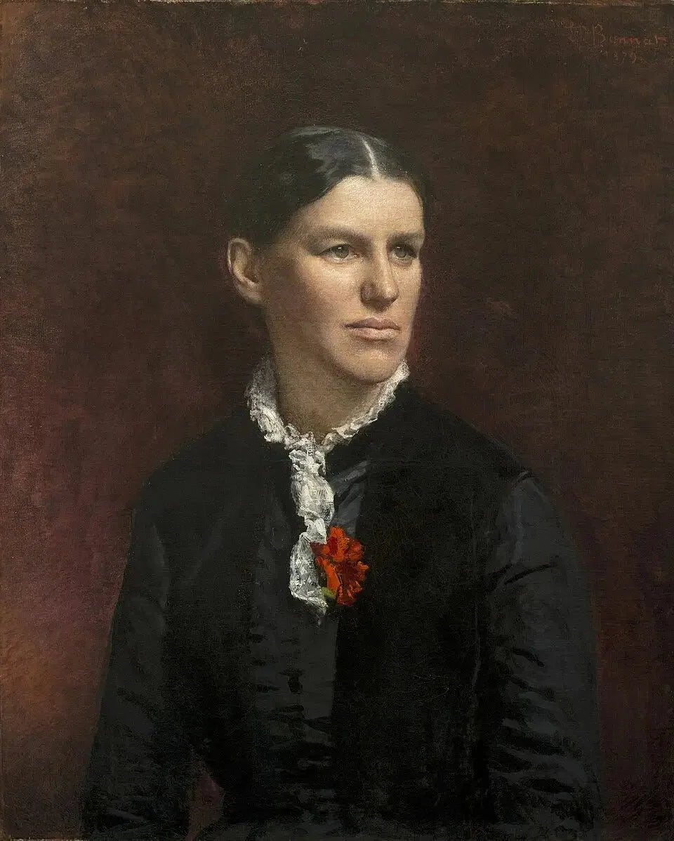 Louisa Lee Schuyler - Léon Bonnat image 1 reproduction artisanale de tableau