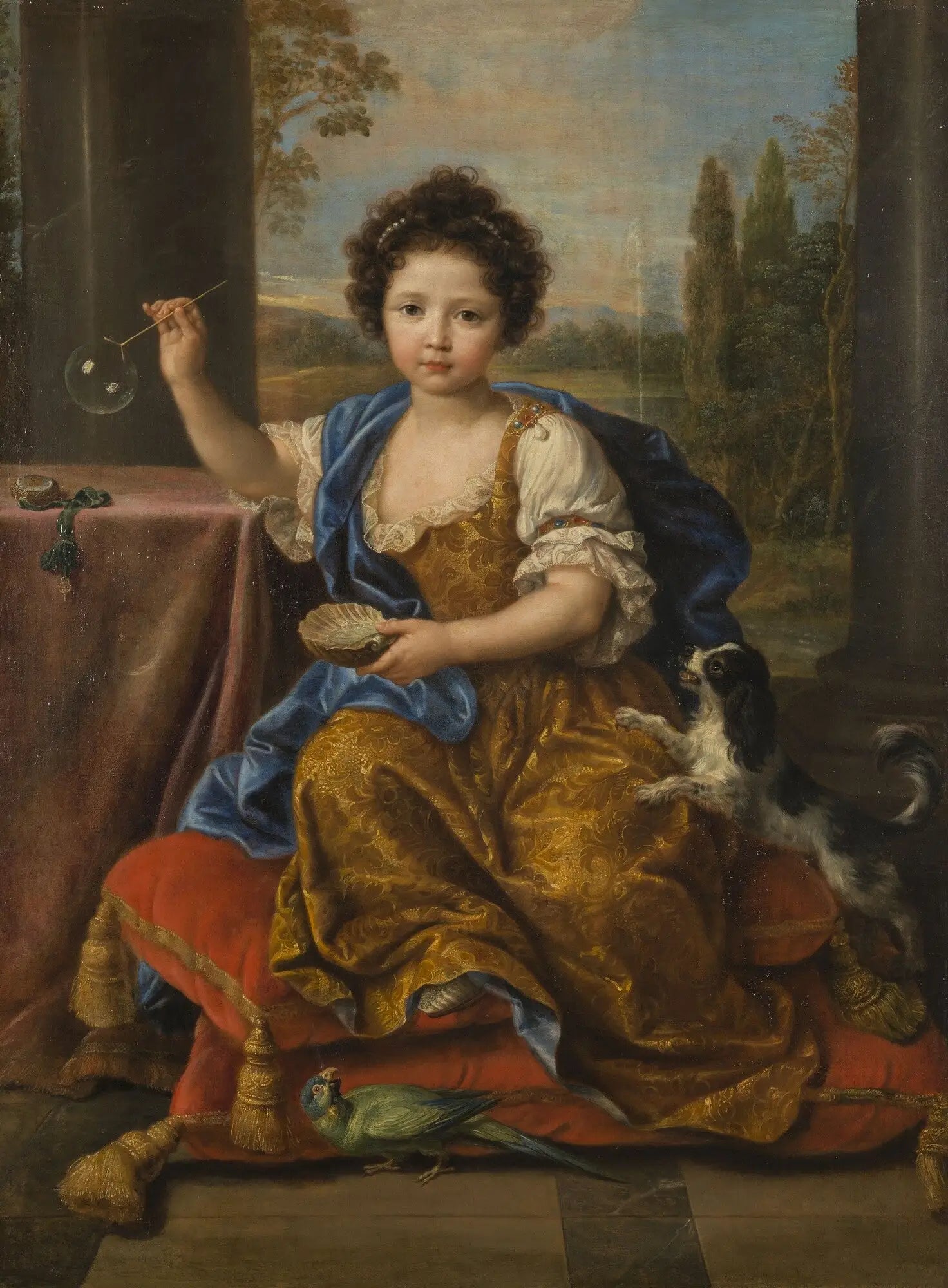 Louise-Marie de Bourbon, duchesse d'Orléans, dite mademoiselle de Tours - Pierre Mignard image 1 reproduction artisanale de tableau