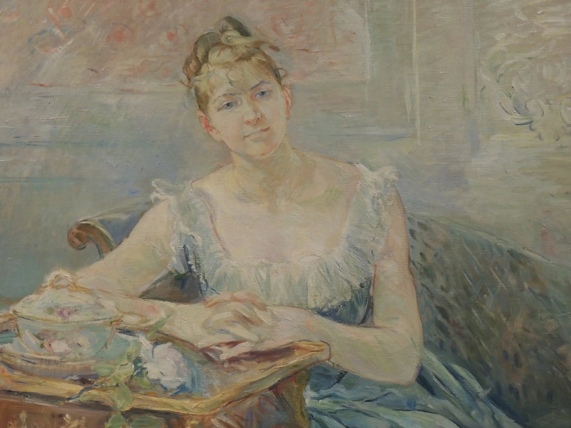 Louise Riesener - Berthe Morisot image 1 reproduction d’œuvre d’art à l’huile