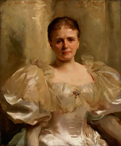 Louise Weiland Shakespeare (Mme William Shakespeare) - John Singer Sargent image 1 copie de tableau peinte à la main