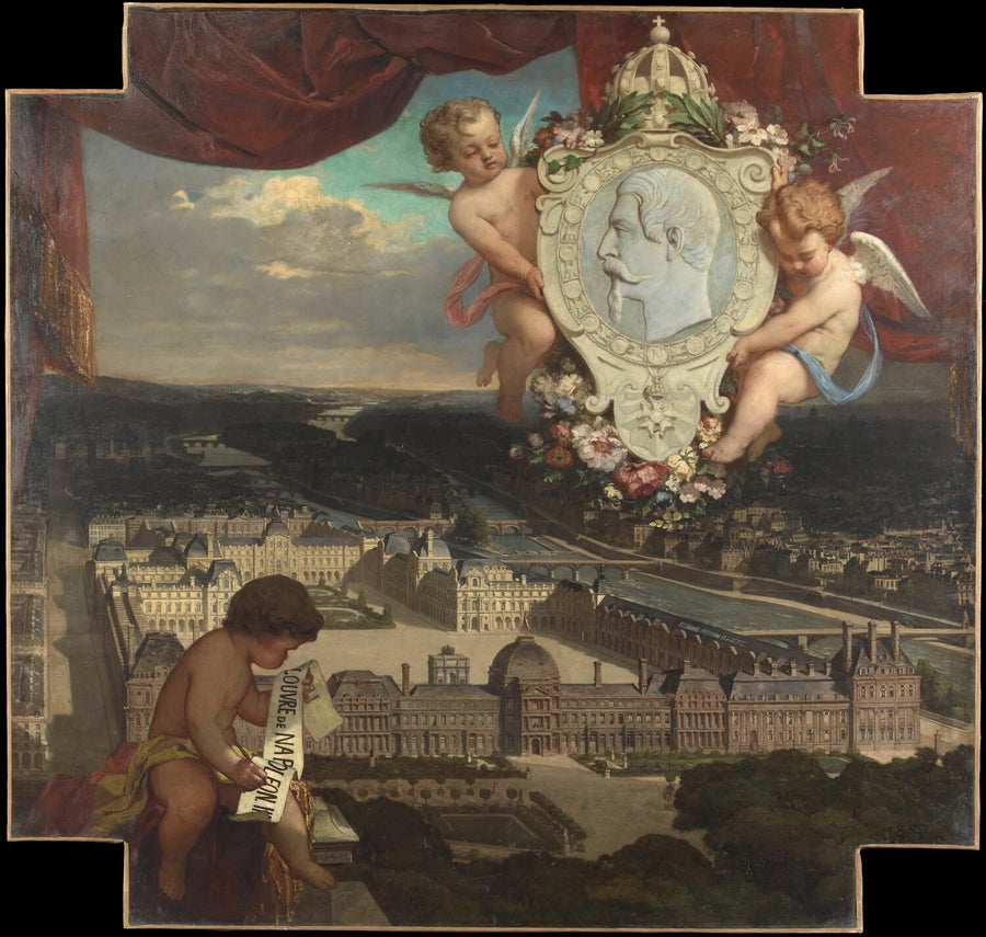 Le Louvre de Napoléon III - Victor Joseph Chavet
