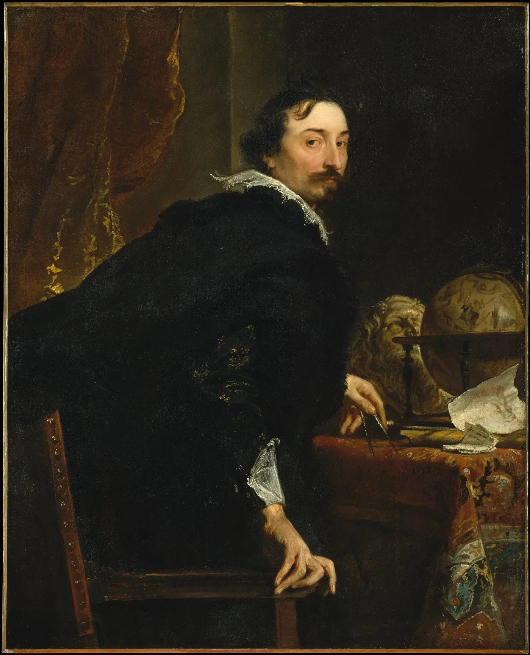 Lucas van Uffel (mort en 1637) - Antoine van Dyck image 1 copie de tableau peinte à la main