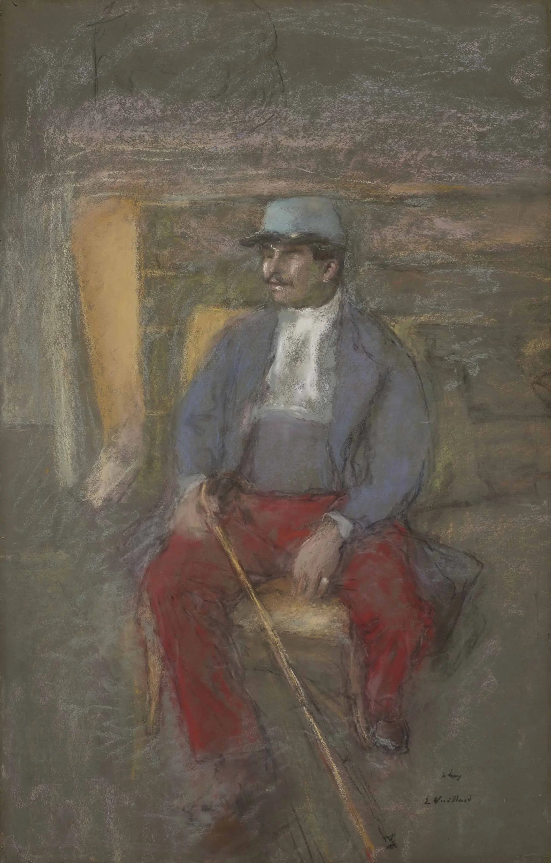 Lucien Grandjean - Édouard Vuillard image 1 reproduction de peinture à l’huile