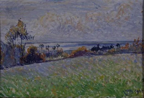 Lucien Pissarro - Paysage - Lyme Regis - Lucien Pissarro image 1 reproduction de peinture à l’huile