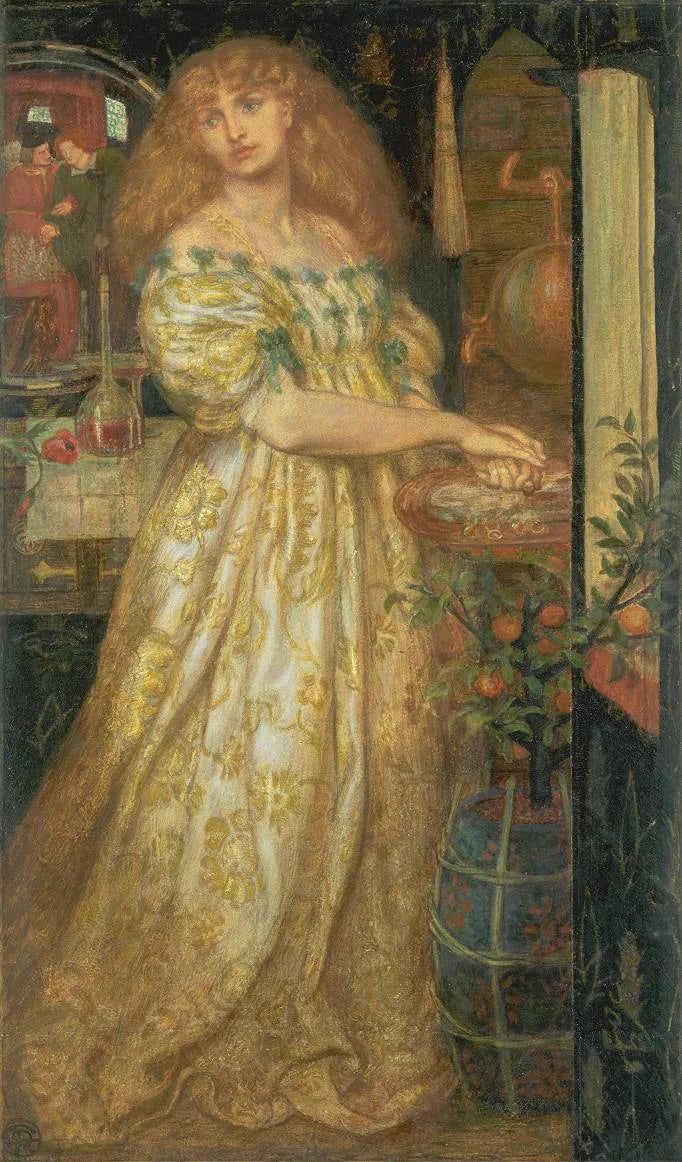 Lucrèce Borgia - Dante Gabriel Rossetti image 1 copie de tableau peinte à la main