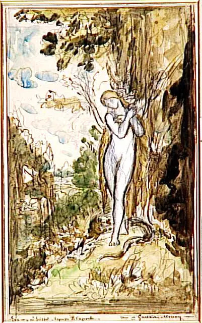 Lucrèce et Tarquin - Gustave Moreau image 1 reproduction d’œuvre d’art à l’huile
