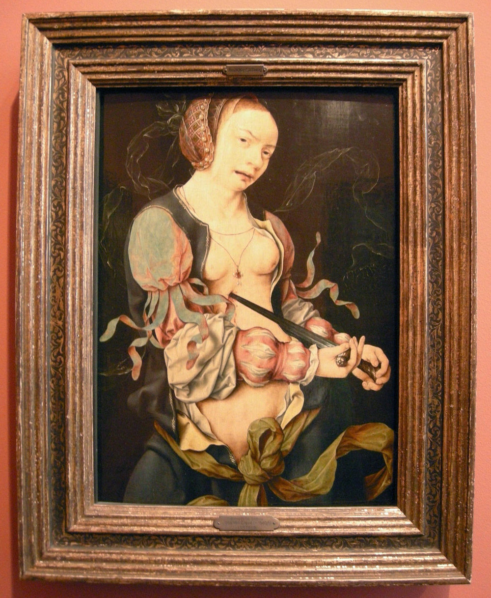 Lucrèce - Joos van Cleve image 1 copie peinte à la main à l’huile