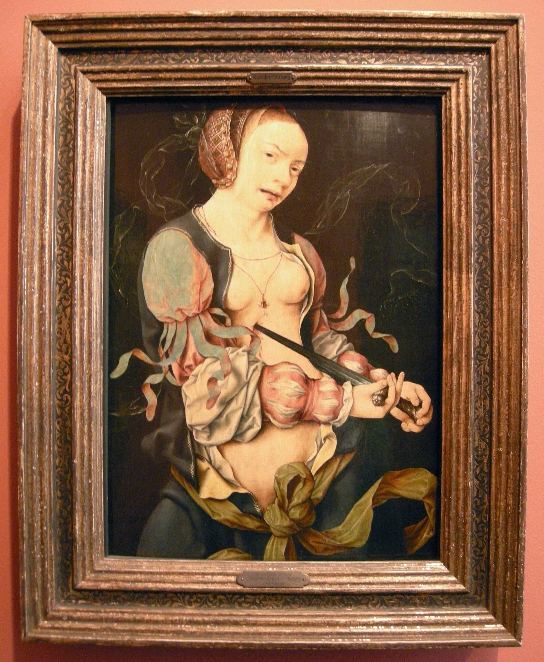 Lucrèce - Joos van Cleve image 1 copie peinte à la main à l’huile