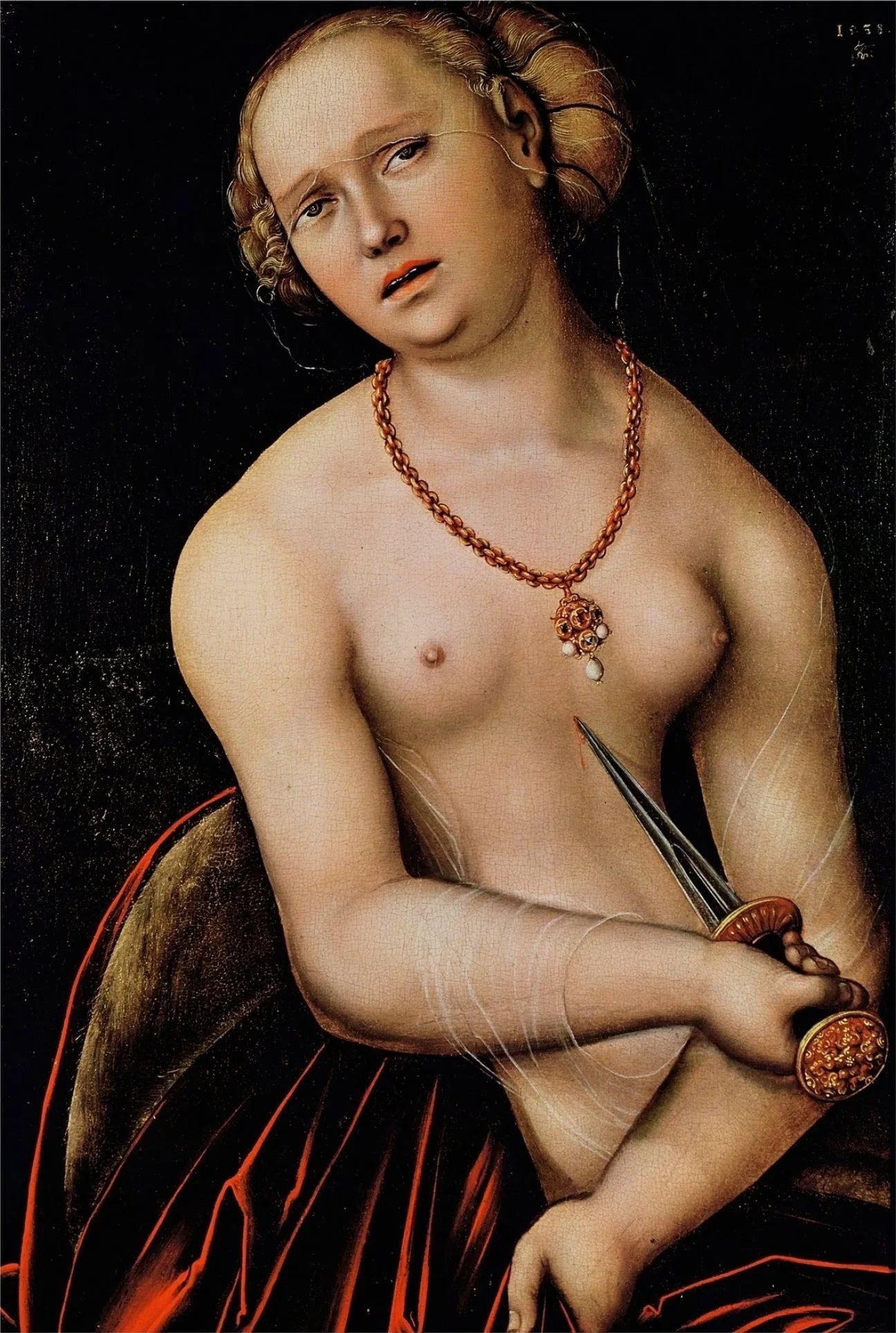 Lucrèce - Lucas Cranach the Elder image 1 reproduction réalisée par Alpha Reproduction