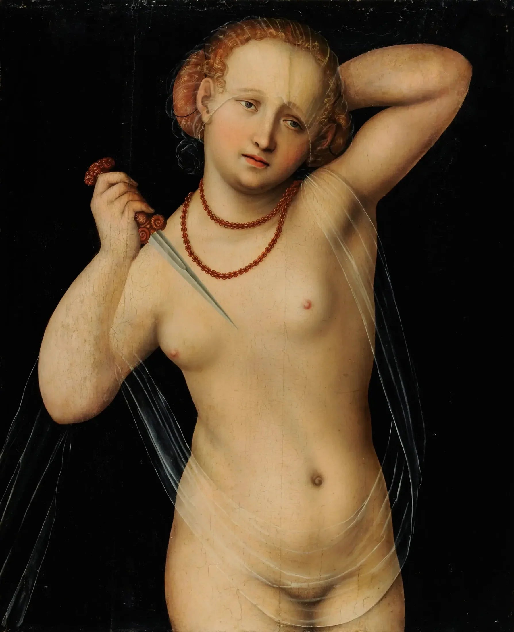 Lucrèce - Lucas Cranach the Elder image 1 tableau peint à l’huile sur toile