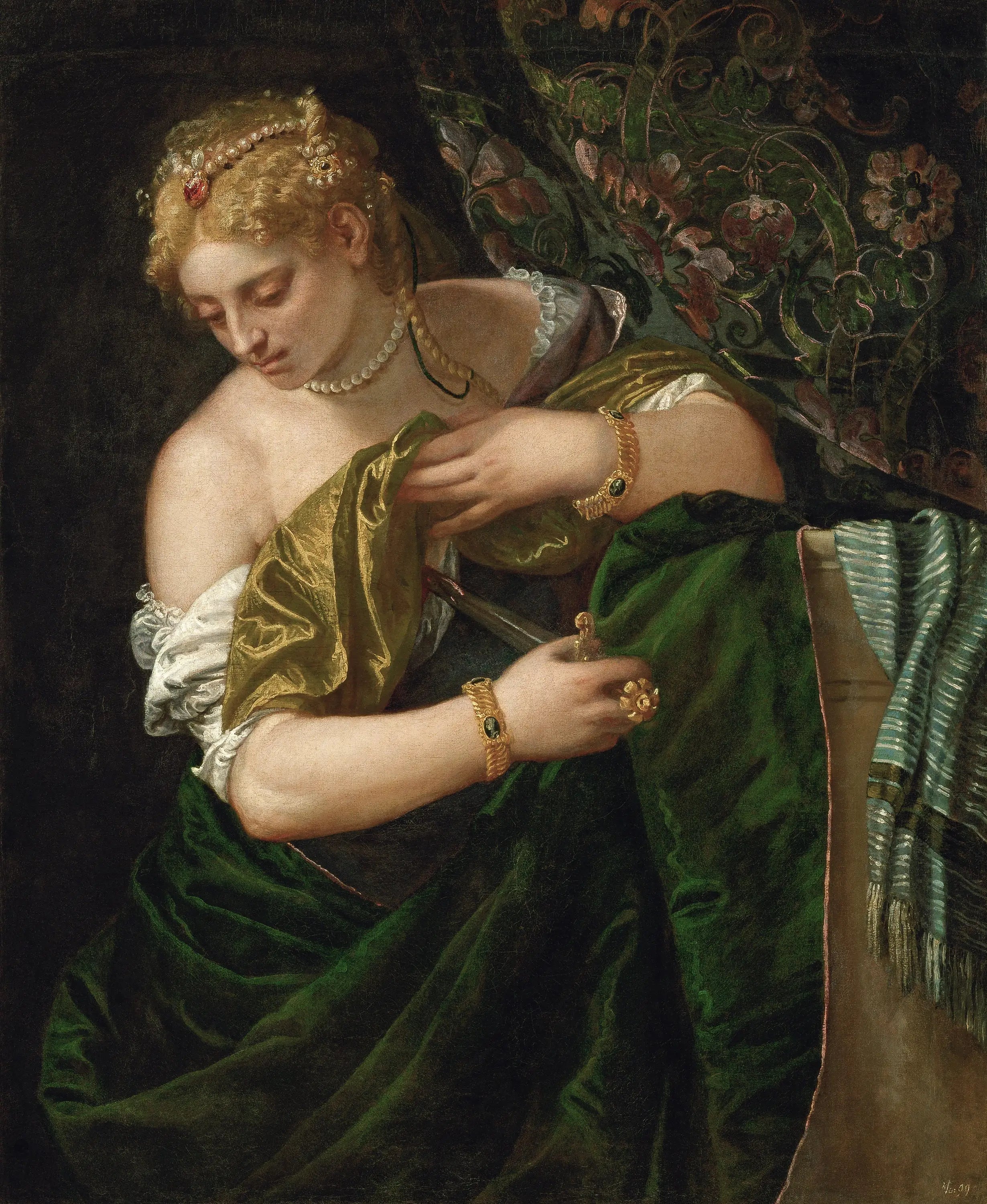 Lucrèce - Paul Véronèse image 1 copie de tableau peinte à la main