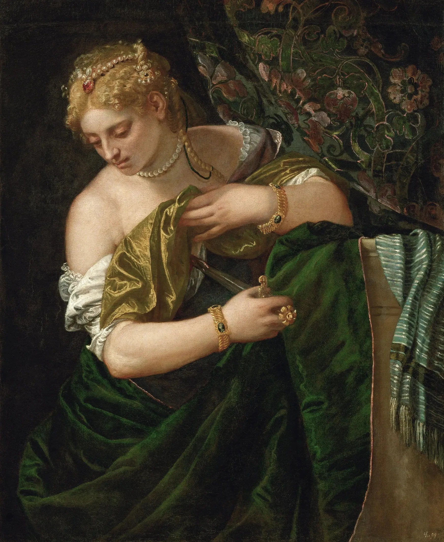 Lucrèce - Paul Véronèse image 1 copie de tableau peinte à la main