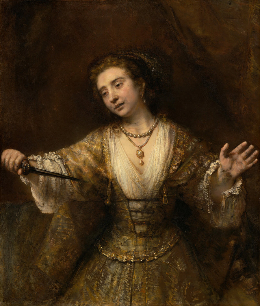 Lucrèce – Rembrandt, 1664