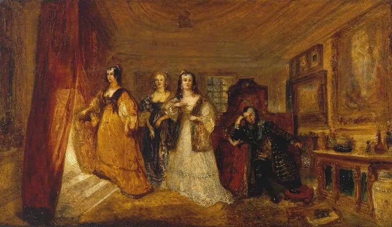Lucy, Countess of Carlisle, and Dorothy Percy’s Visit to their Father Lord Percy, when under Attainder ... - J. M. W. Turner