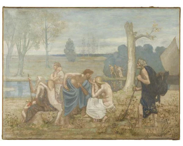 Ludus pro patria - Pierre Puvis de Chavannes image 1 tableau peint à l’huile sur toile