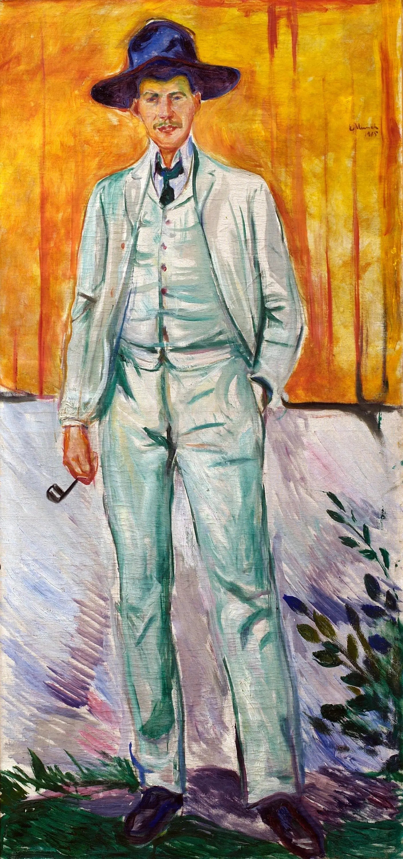 Ludwig Karsten - Edvard Munch image 1 reproduction de peinture à l’huile