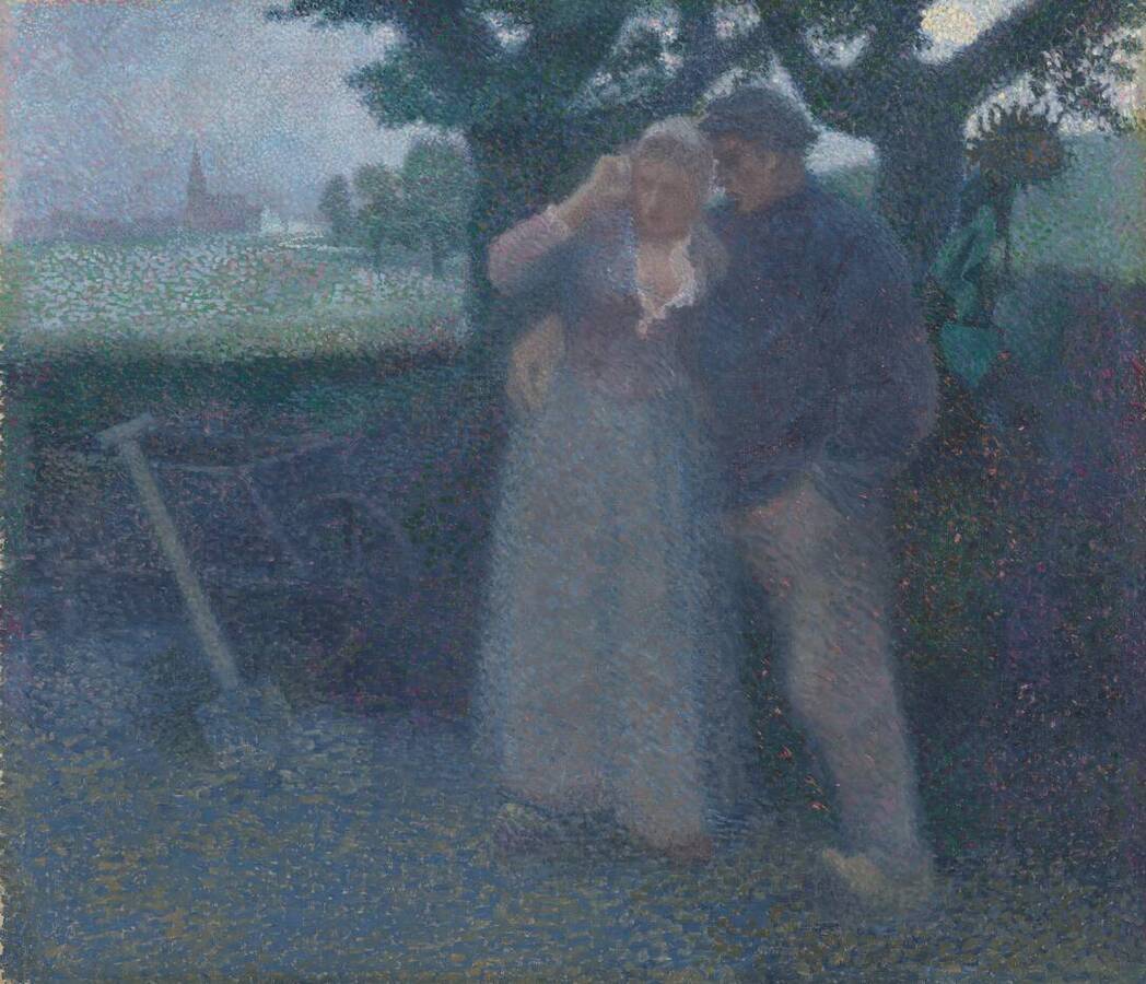 Lueurs du soleil couchant ou La Séduction - Jan Toorop image 1 reproduction d’œuvre d’art à l’huile