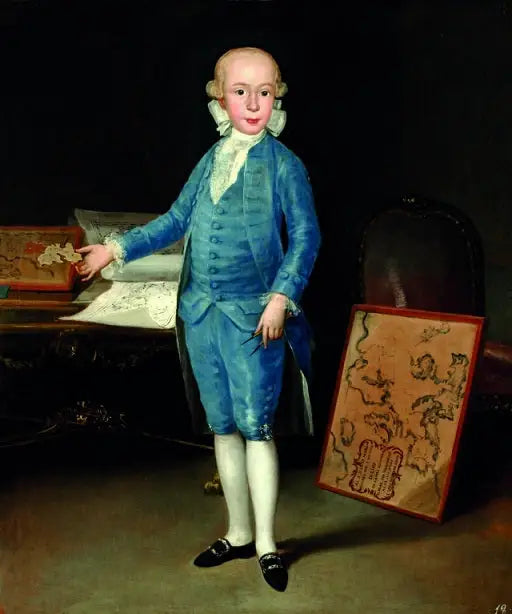 Luis María de Bourbón et Vallabriga - Francisco de Goya image 1 copie de tableau peinte à la main