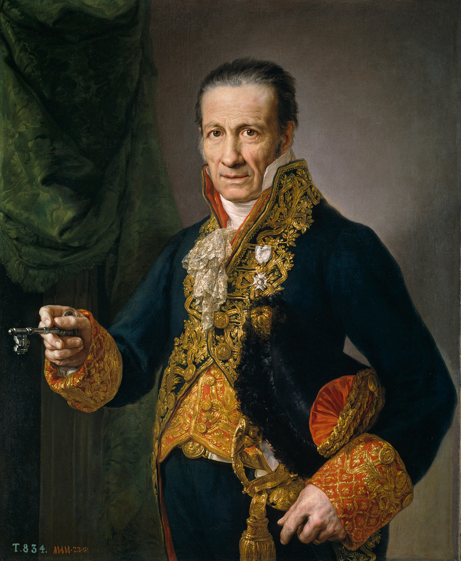 Luis Veldrof, grand maître de logis et concierge du Palais Royal - Vicente López Portaña
