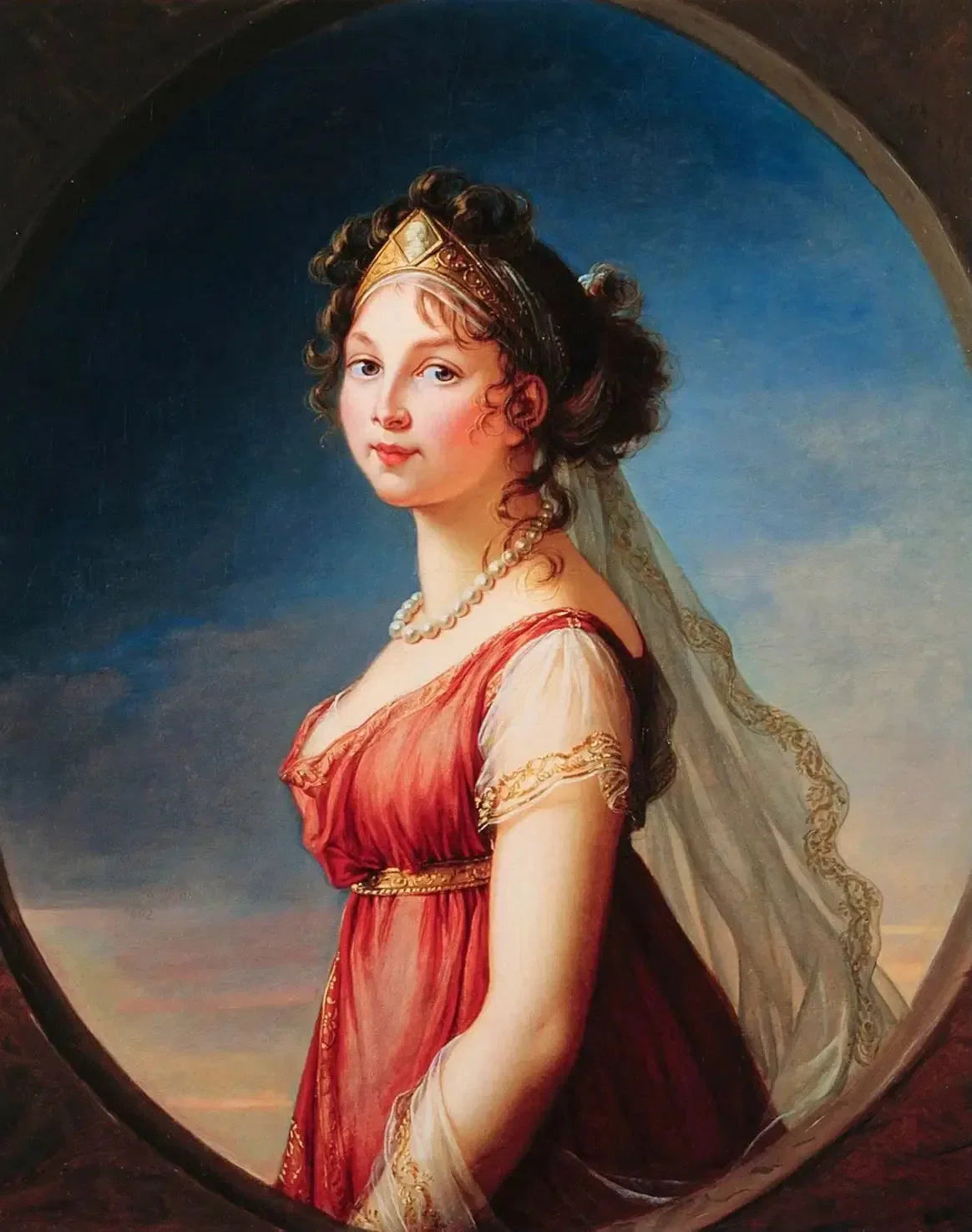 Luise von Mecklenburg-Strelitz, reine de Prusse - Élisabeth Vigée Le Brun image 1 reproduction réalisée par Alpha Reproduction