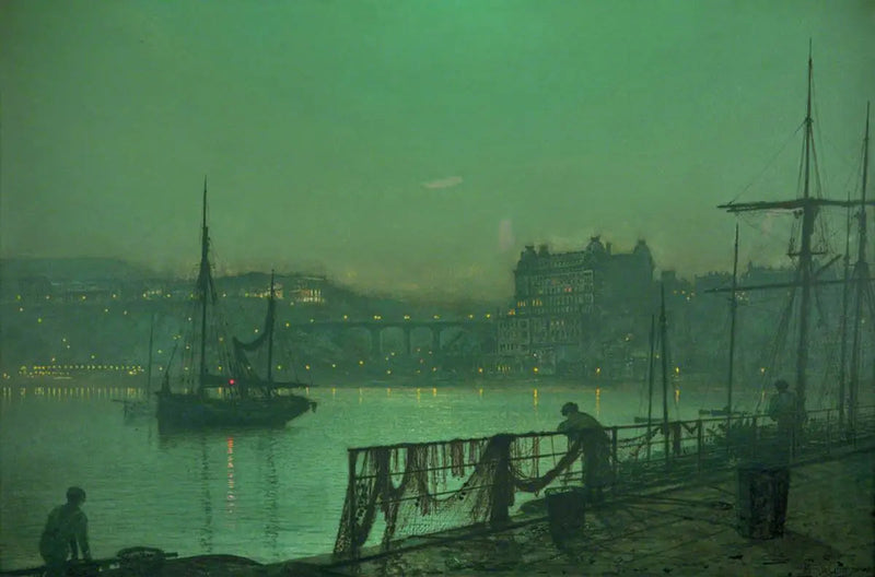 Lumières de Scarborough - John Atkinson Grimshaw