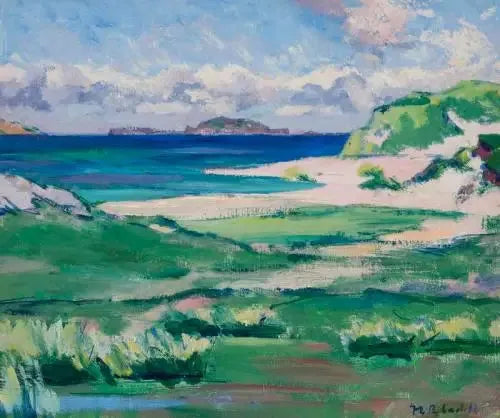 Lunga d'Iona - Francis Cadell image 1 reproduction artisanale de tableau