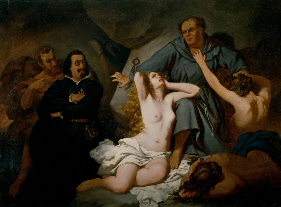 Luther. Sujet tiré du "Rêve d'enfer" de Quevedo - Francisco Sans y Cabot