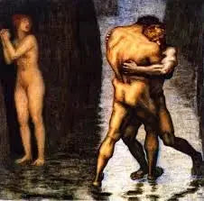 Lutte pour la Femme - Franz Von Stuck image 1 reproduction réalisée par Alpha Reproduction