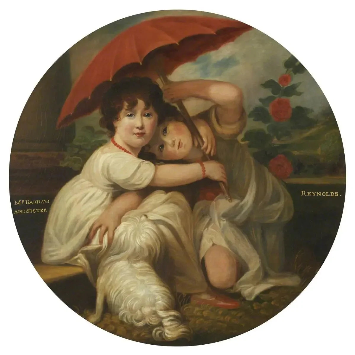 M. Barham et Mlle Barham - Joshua Reynolds image 1 copie peinte à la main à l’huile